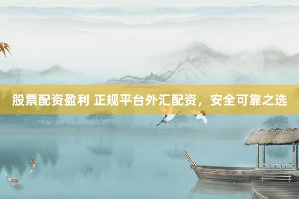 股票配资盈利 正规平台外汇配资，安全可靠之选