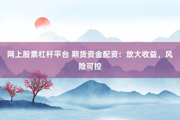 网上股票杠杆平台 期货资金配资：放大收益，风险可控